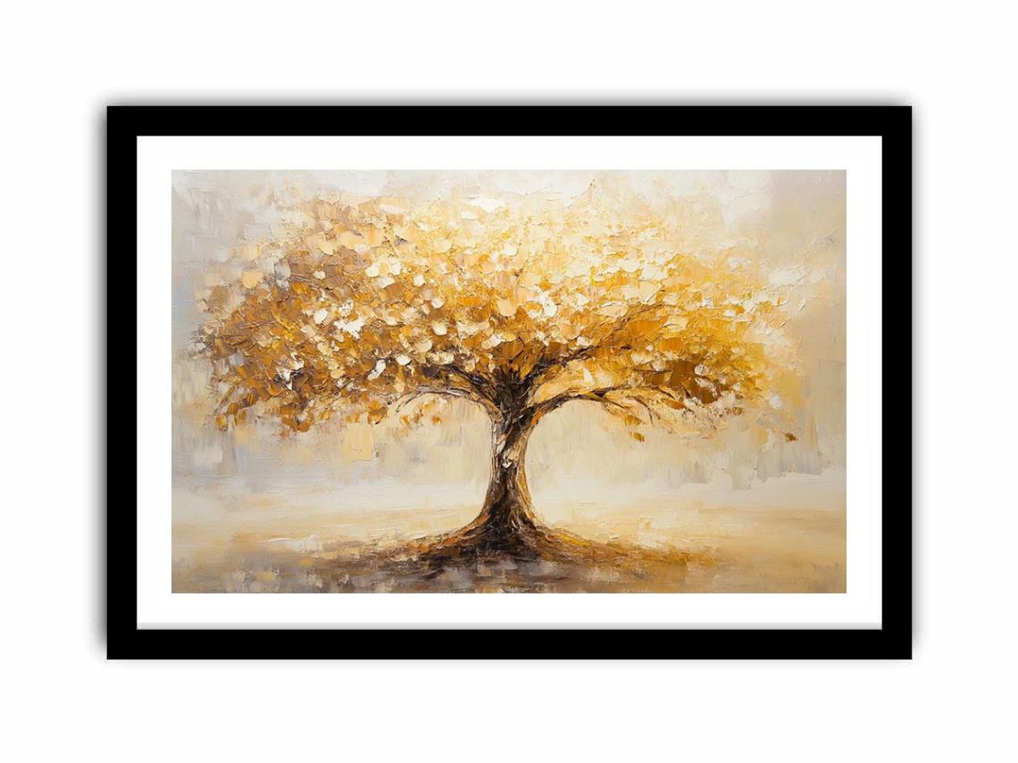 Golden Tree  Art Print