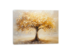 Golden Tree Canvas Print