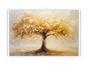 Golden Tree Framed Print