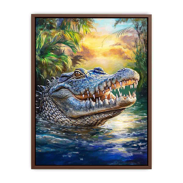 Saltwater Crocodile  Poster