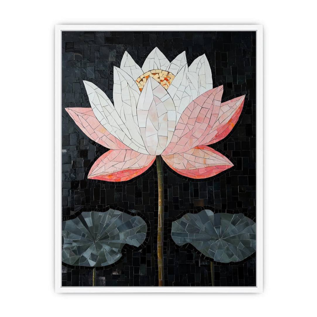 Blooming Lotus Framed Print