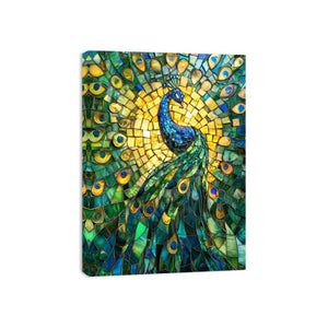 Mesmerizing peacock Canvas Print