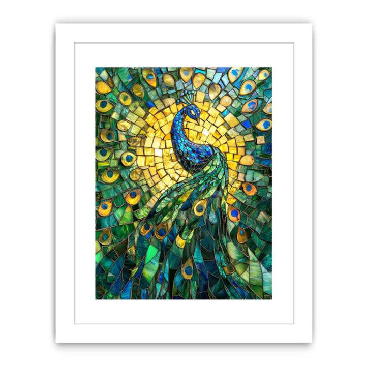 Mesmerizing peacock Streched canvas