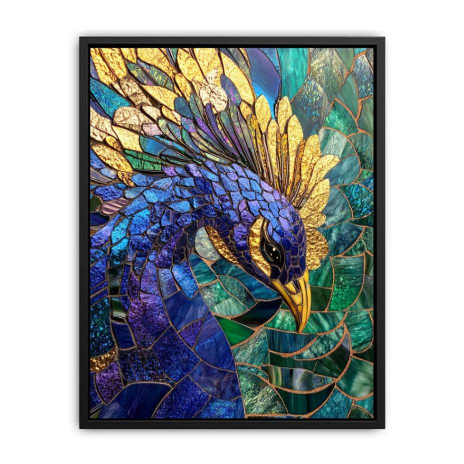 Mosaic peacock  Painting