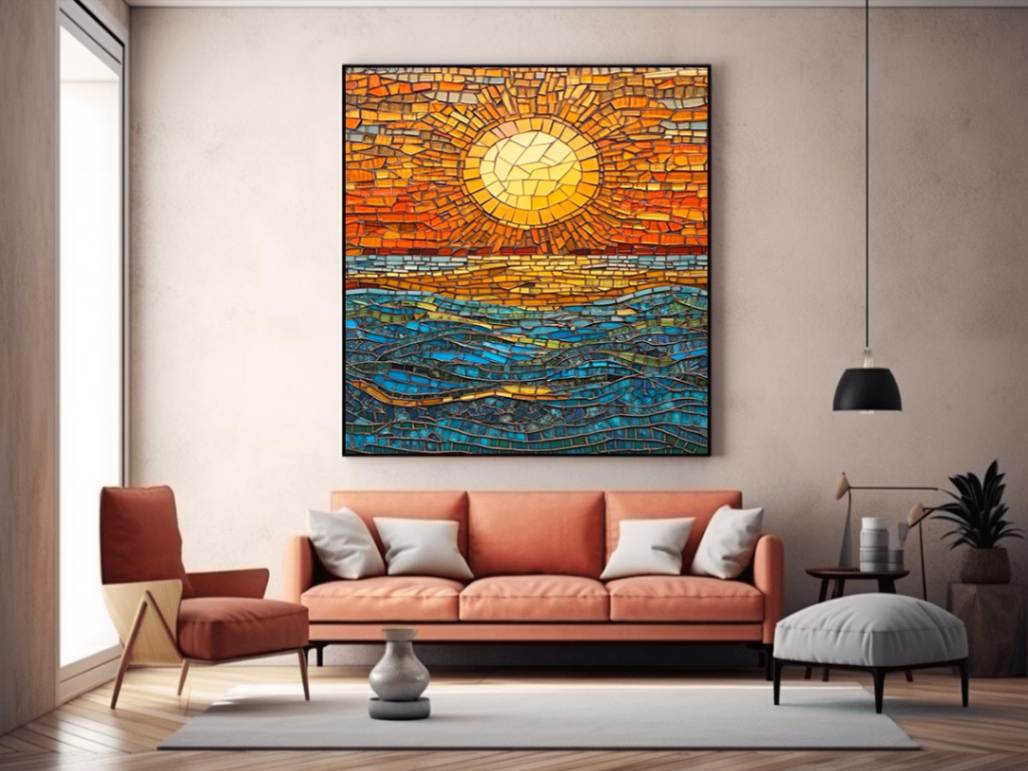 Mosaic sun, 