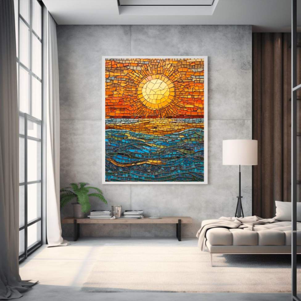Mosaic sun, 
