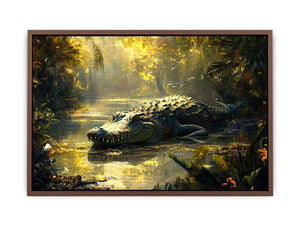 Freshwater Crocodile  Poster
