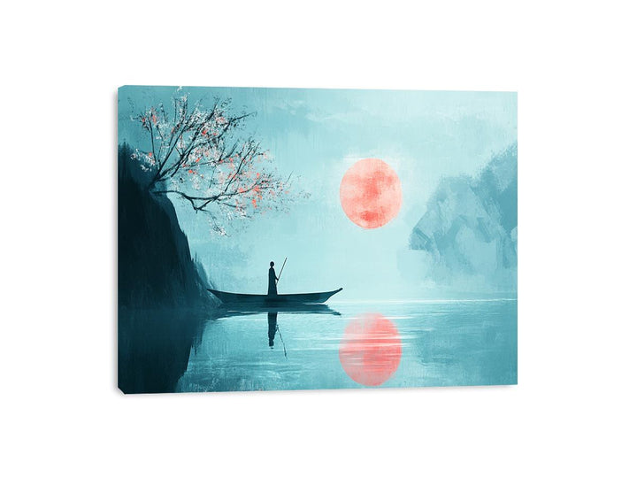 Pink Moon Canvas Print