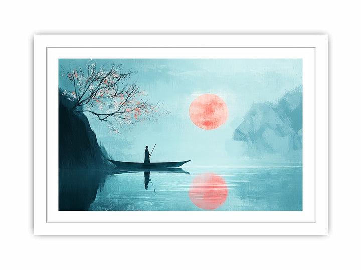 Pink Moon Streched canvas