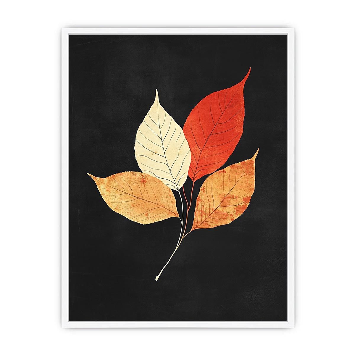  elementary leaf Framed Print