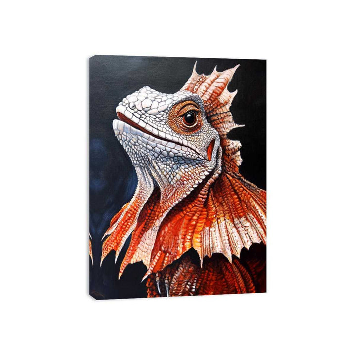 Frilled Neck Lizard Canvas Print