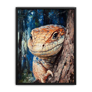 Blue-Tongued Skink  Painting
