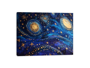 Night yantra Canvas Print