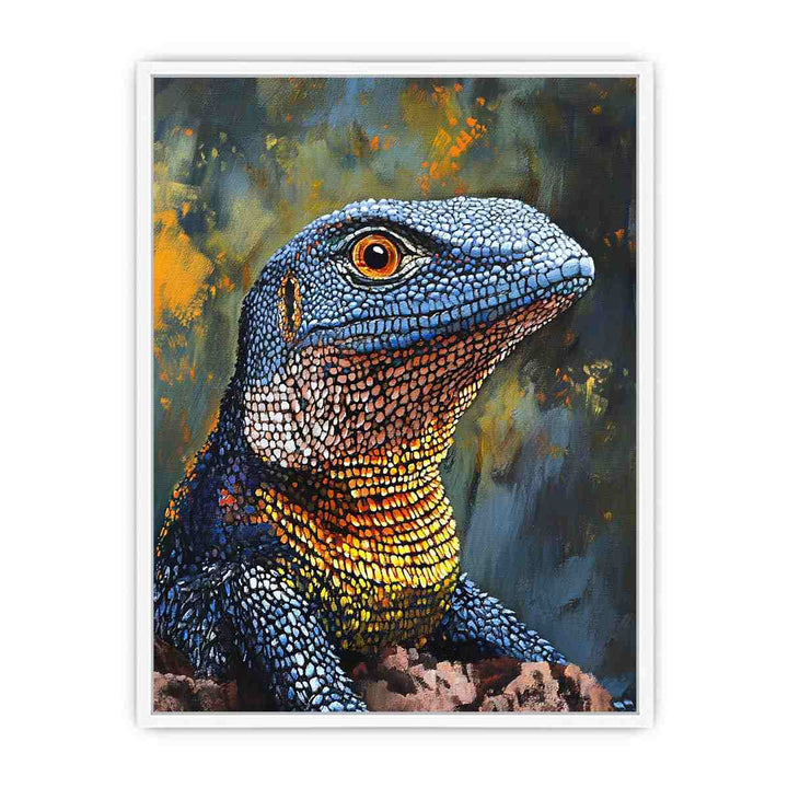 Goanna (Monitor Lizard) Framed Print