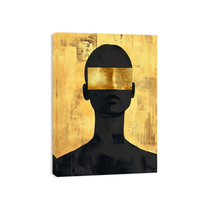 Eye closed Canvas Print