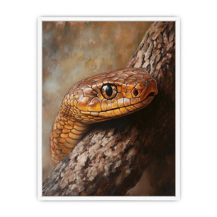 Eastern Brown Snake Framed Print