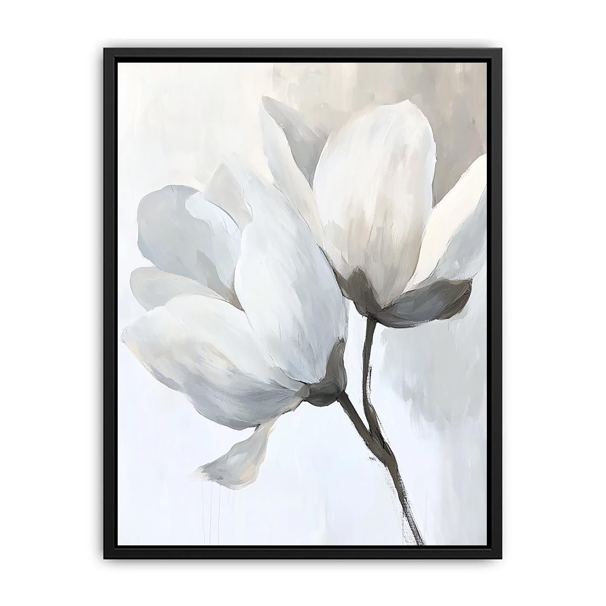 White Petals  Painting