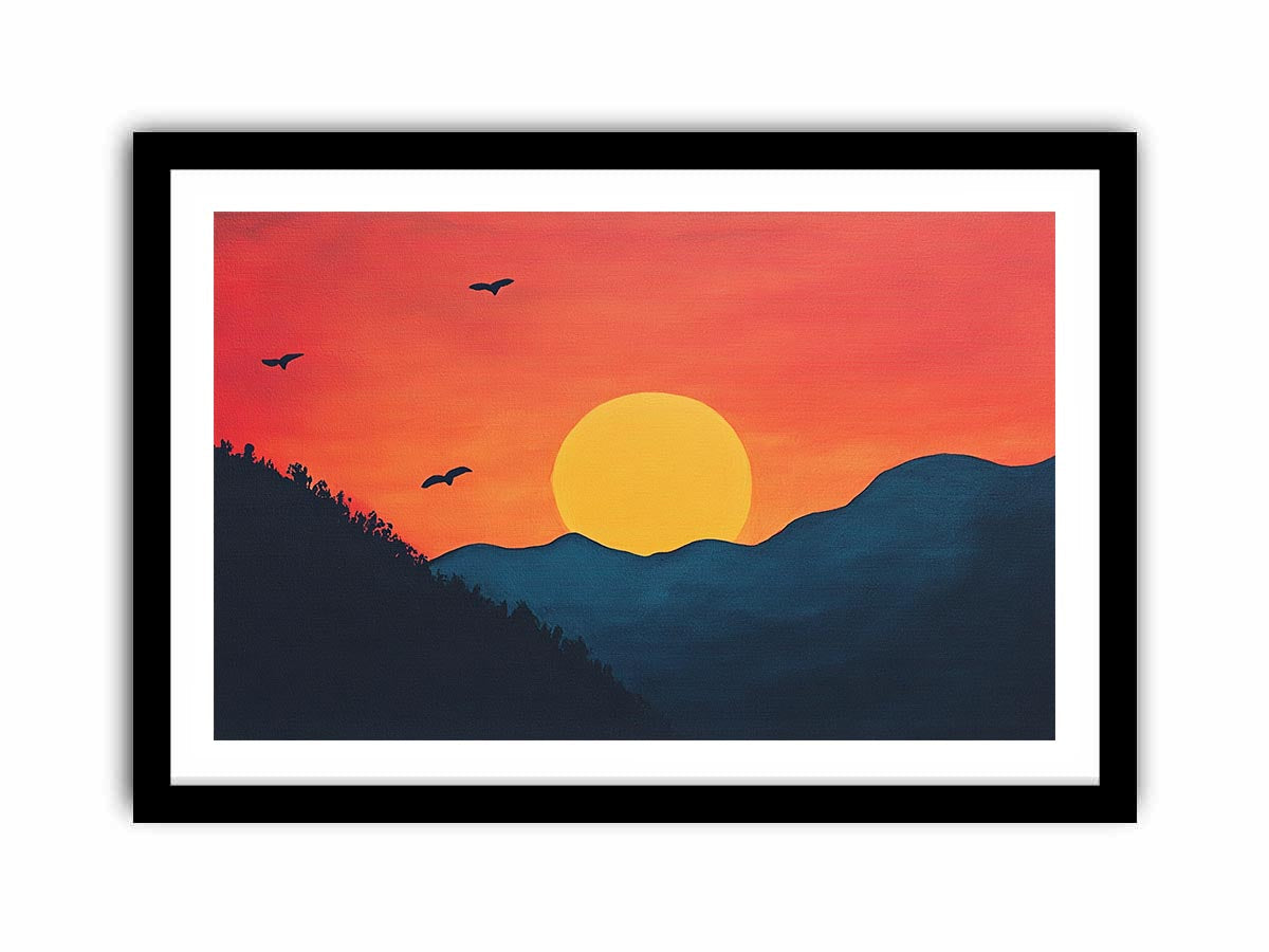 sundown   Art Print