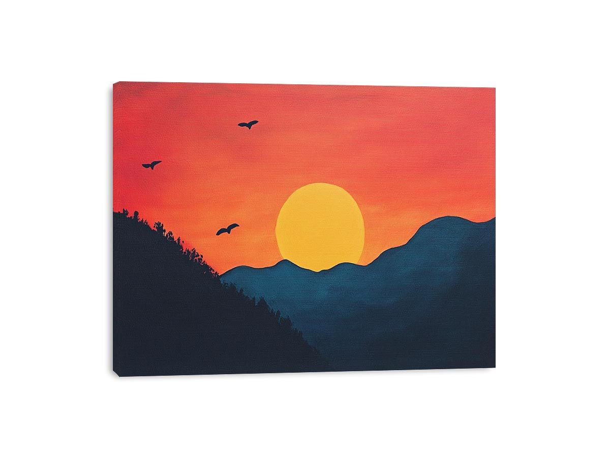 sundown  Canvas Print