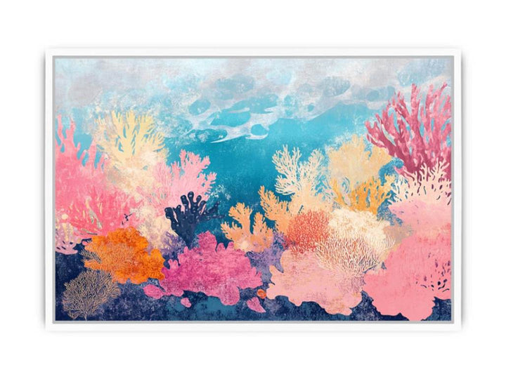 rainforests of the sea Framed Print