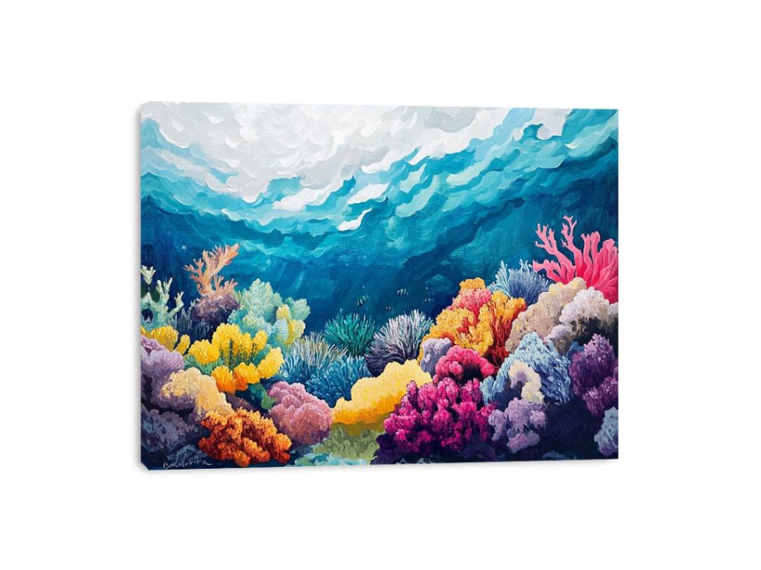 loved this Reef, Canvas Print