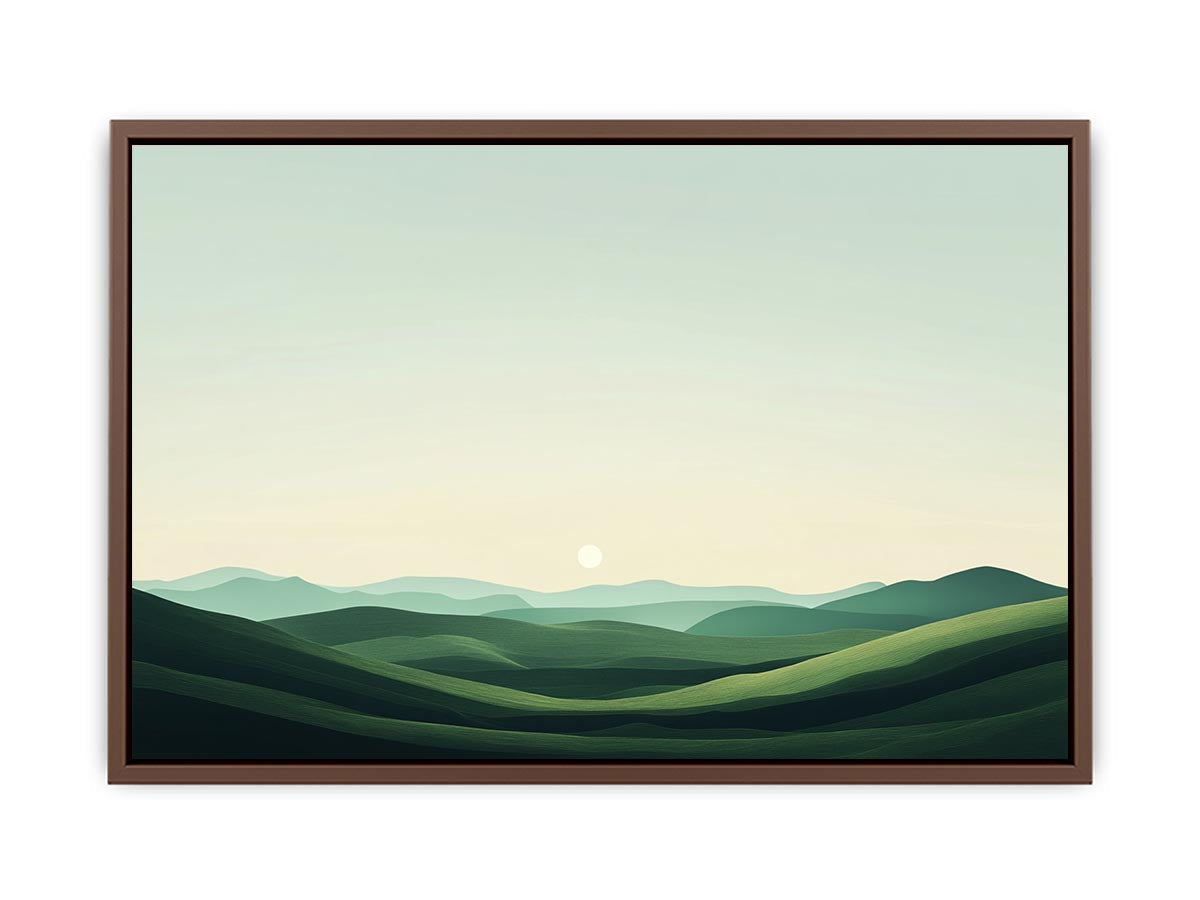 Green landscape  Poster