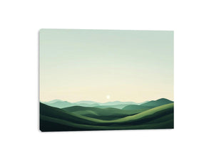 Green landscape Canvas Print
