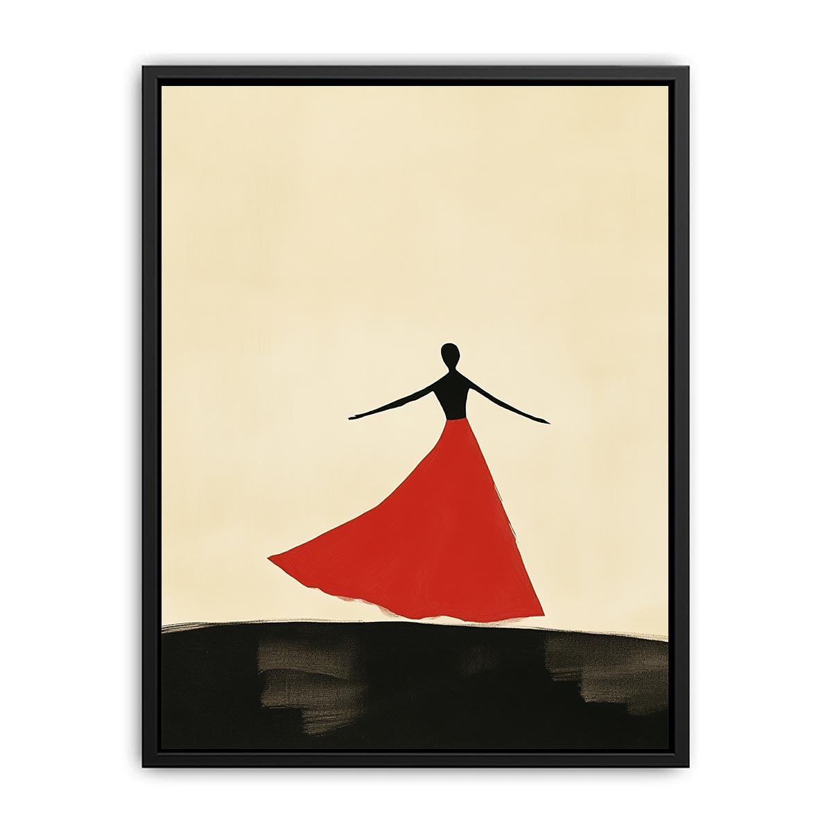 She danced  Painting