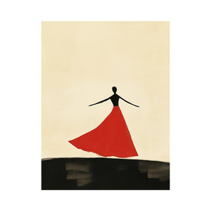 She danced