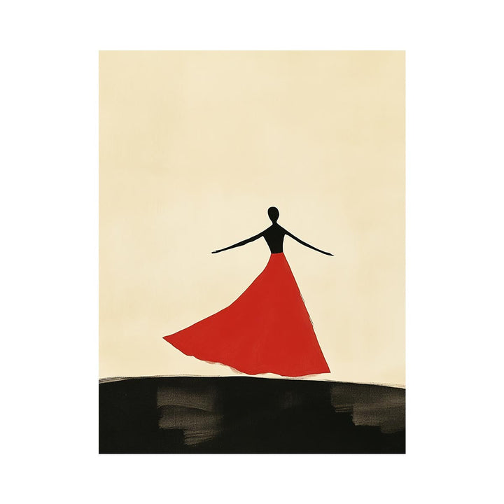 She danced