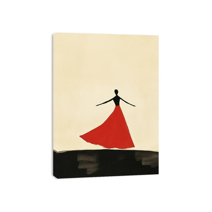 She danced Canvas Print