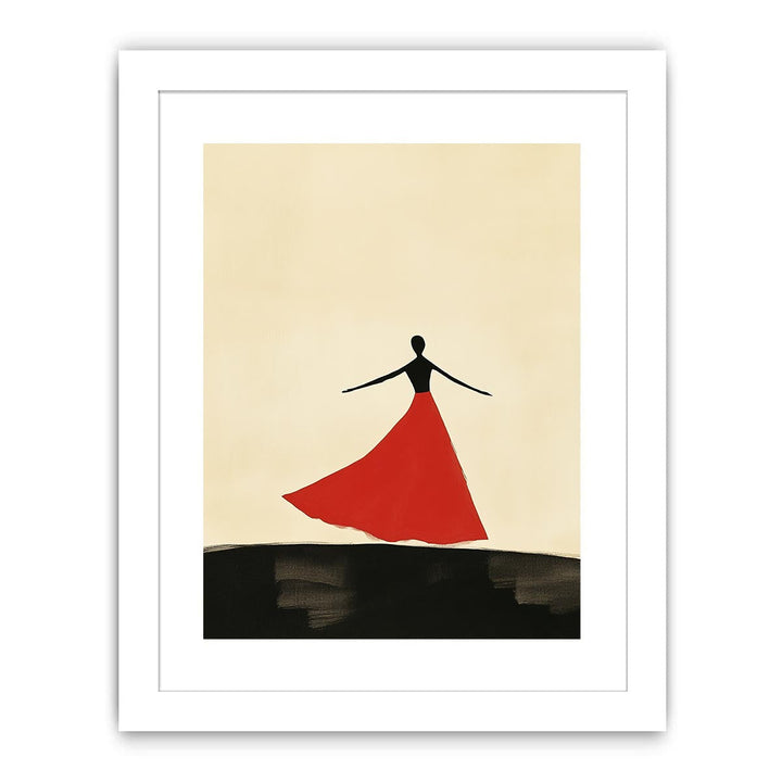 She danced Streched canvas