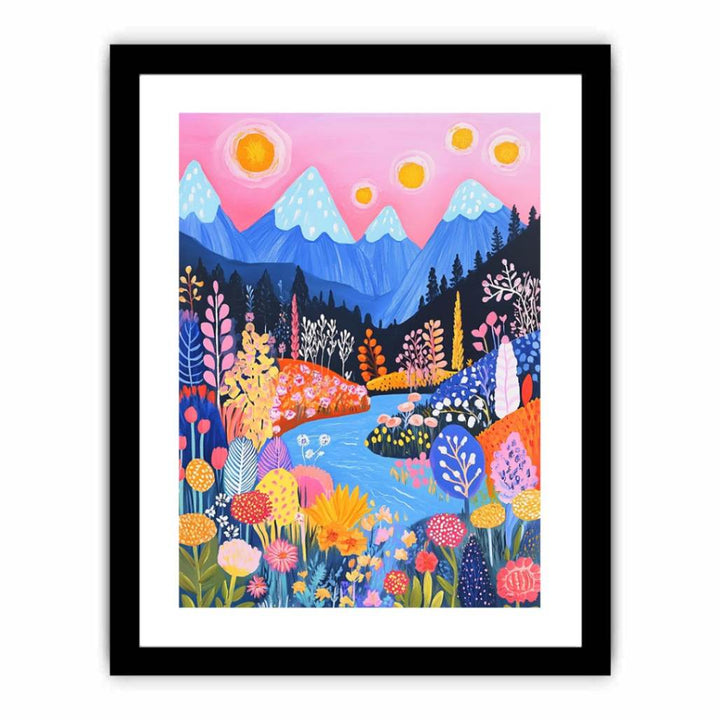 Silver Stream  Art Print