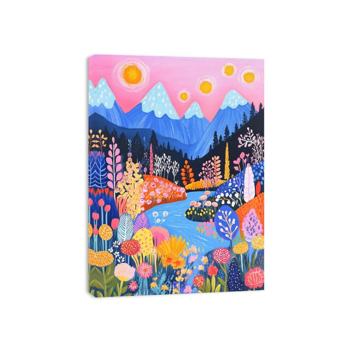 Silver Stream Canvas Print