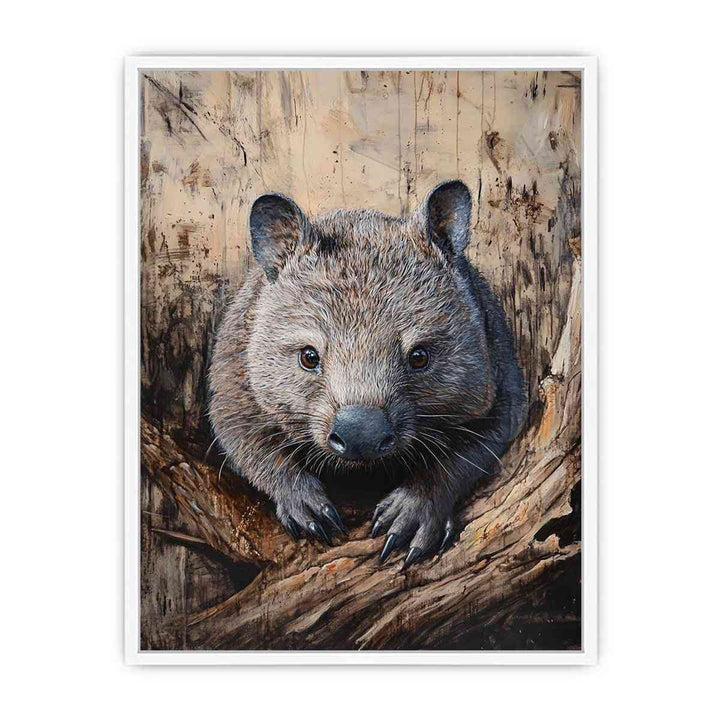 Wombat Framed Print