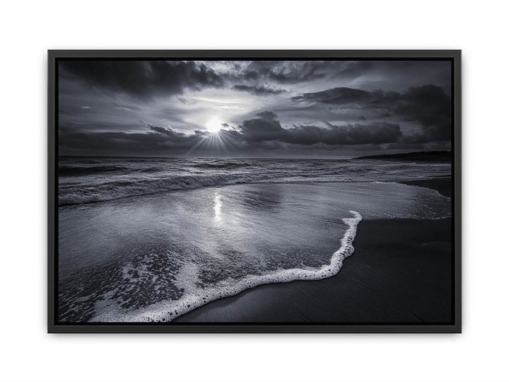 monochrome beach  Painting