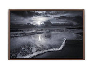 monochrome beach  Poster