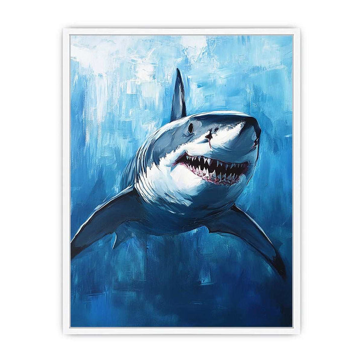 Great White Shark Framed Print
