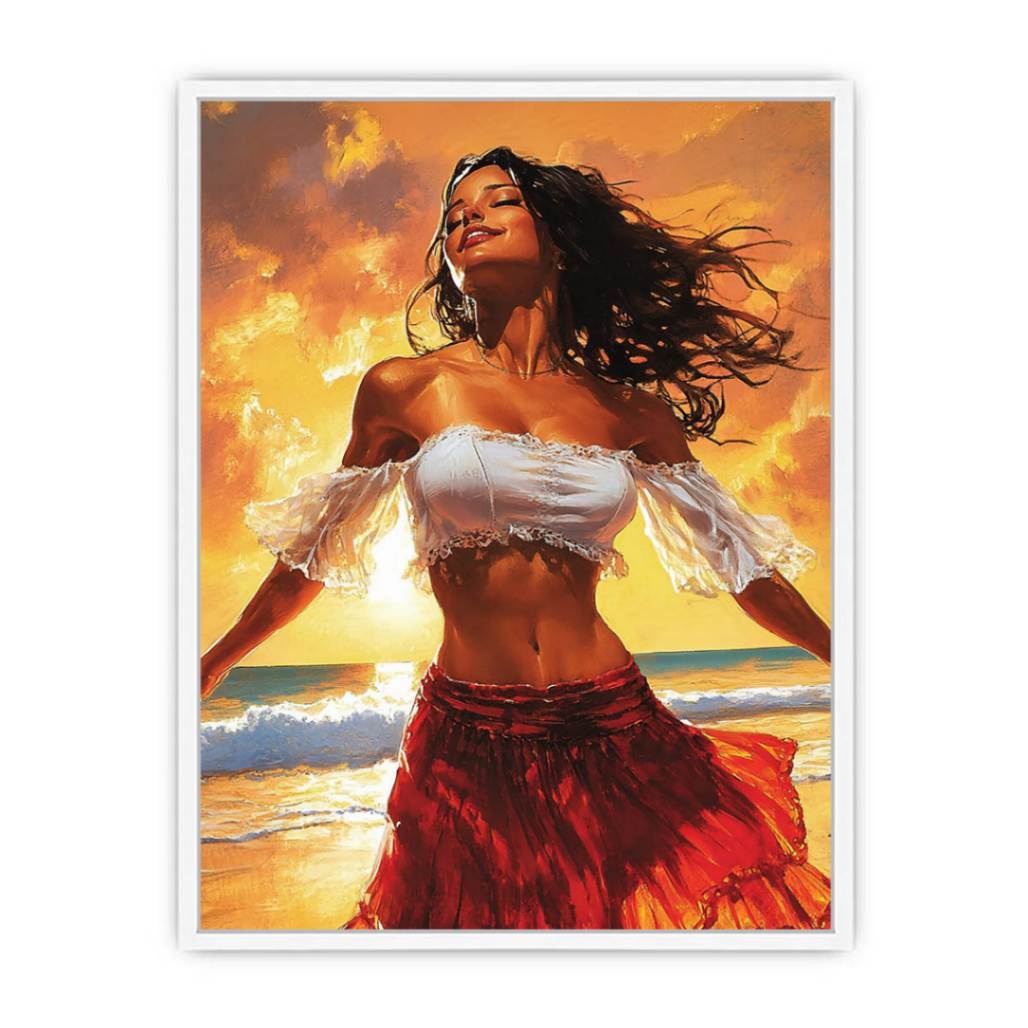 Sensual Spotlight Framed Print