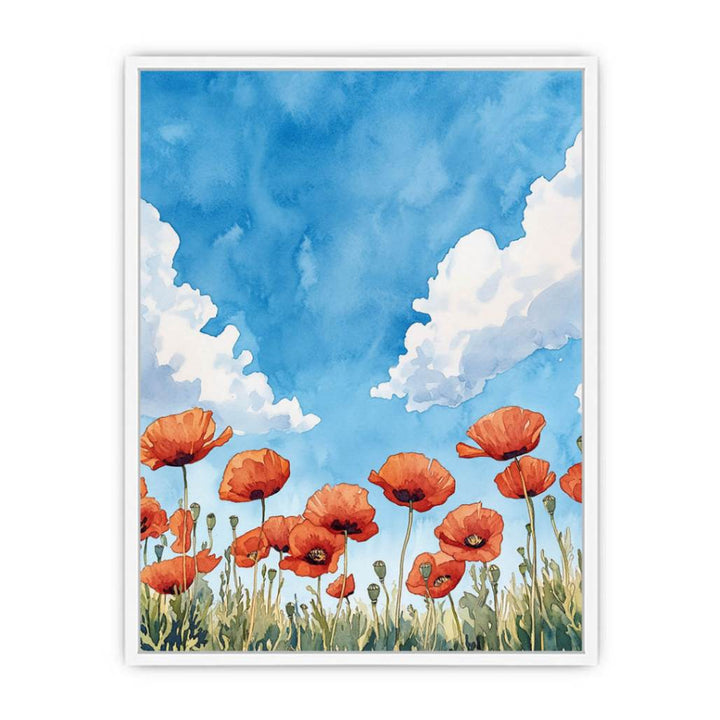 Dreams in Red Framed Print