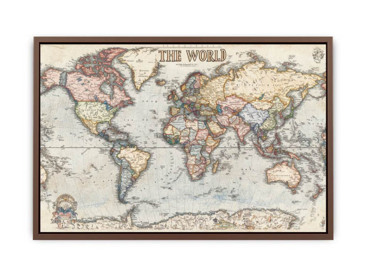 Vintage map 11  Poster