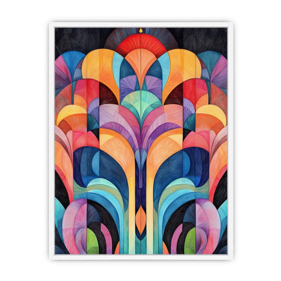 Symphony of Lines Framed Print