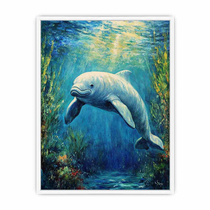 Dugong Framed Print
