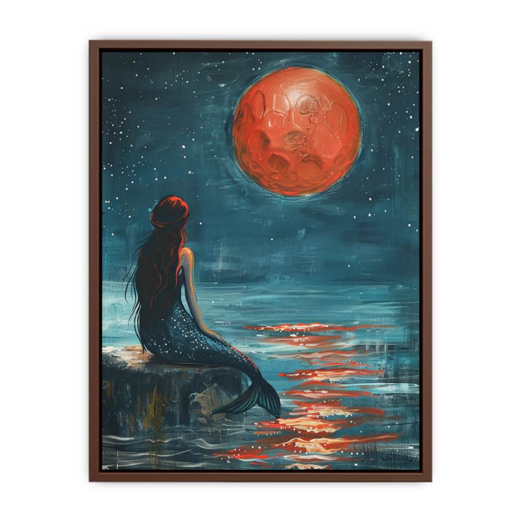 Moonlit Mermaid  Poster