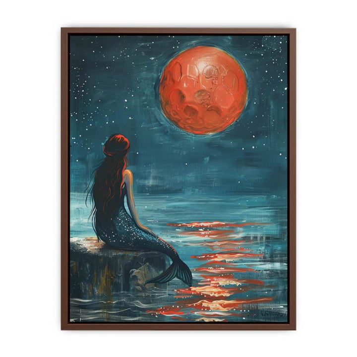 Moonlit Mermaid  Poster
