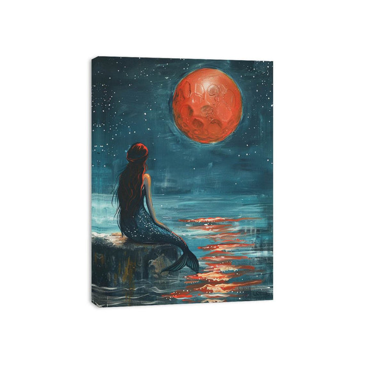 Moonlit Mermaid Canvas Print