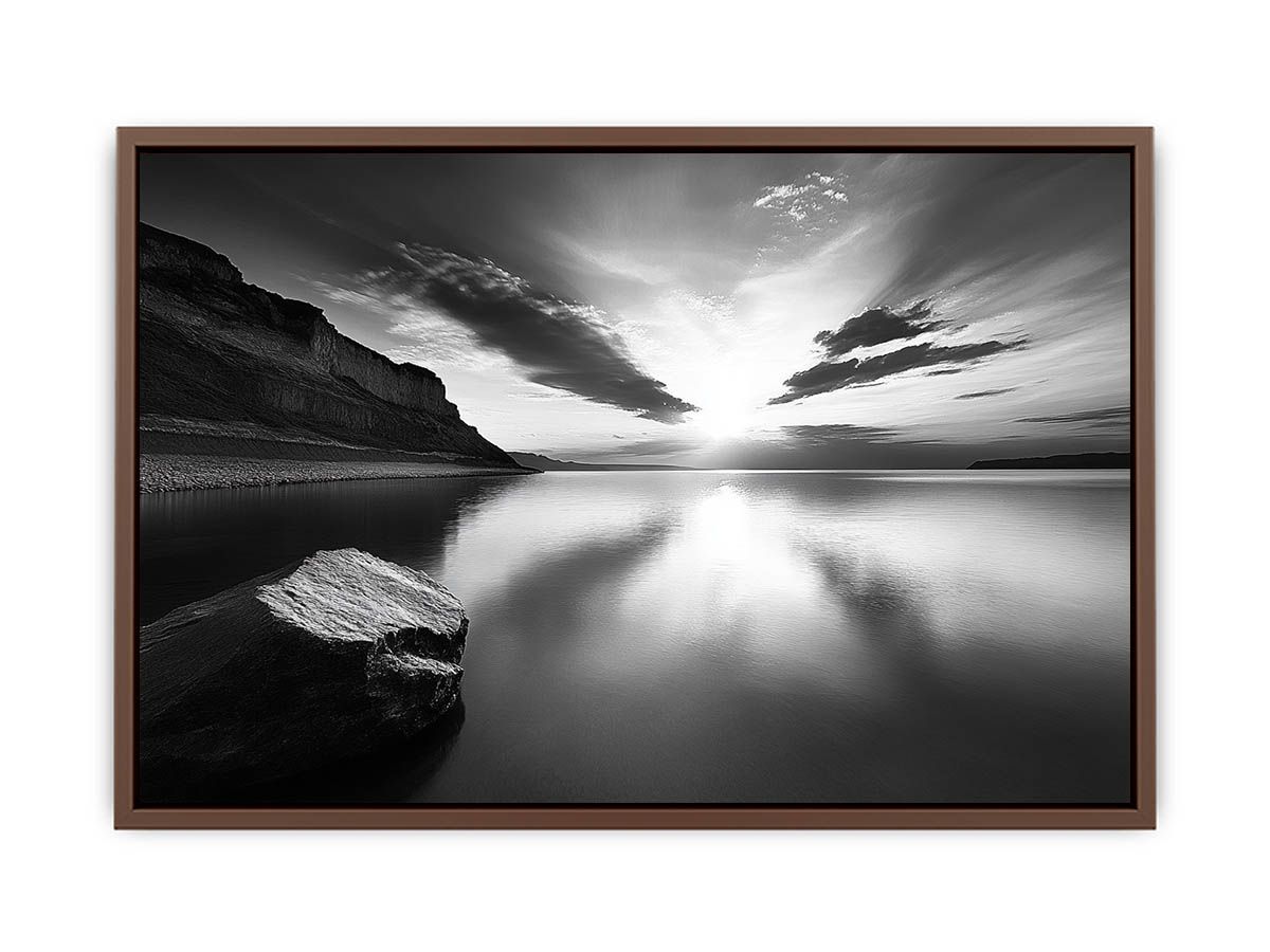 Monochrome  Lake  Poster