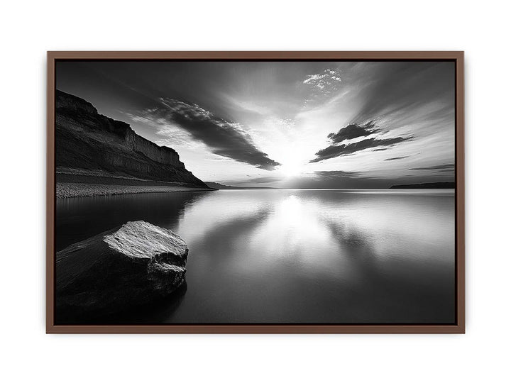 Monochrome  Lake  Poster