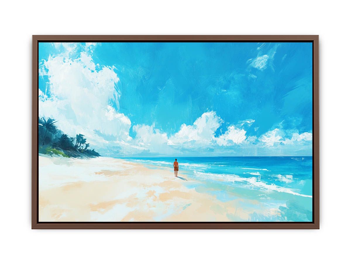 beach walk 21  Poster