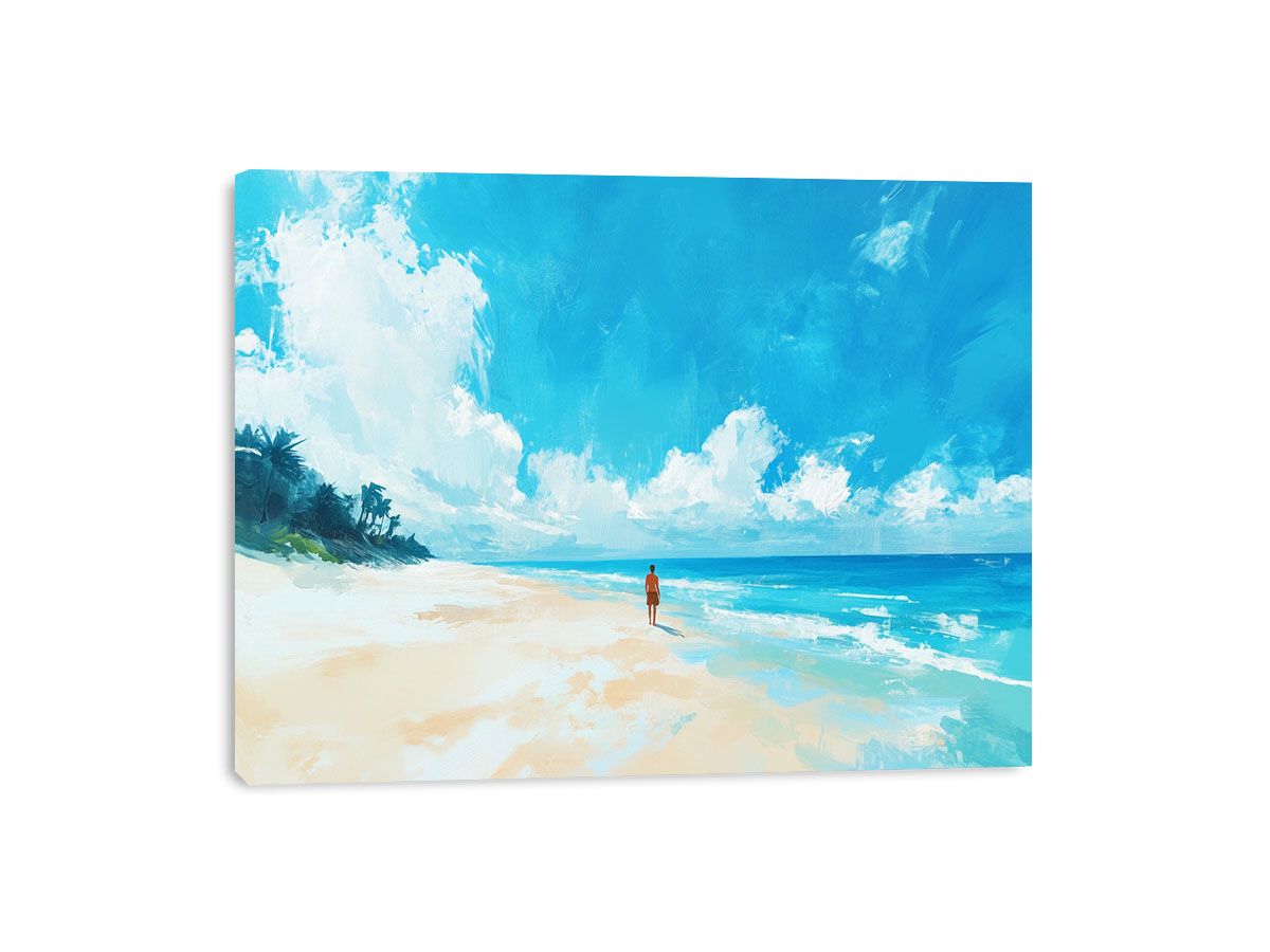 beach walk 21 Canvas Print